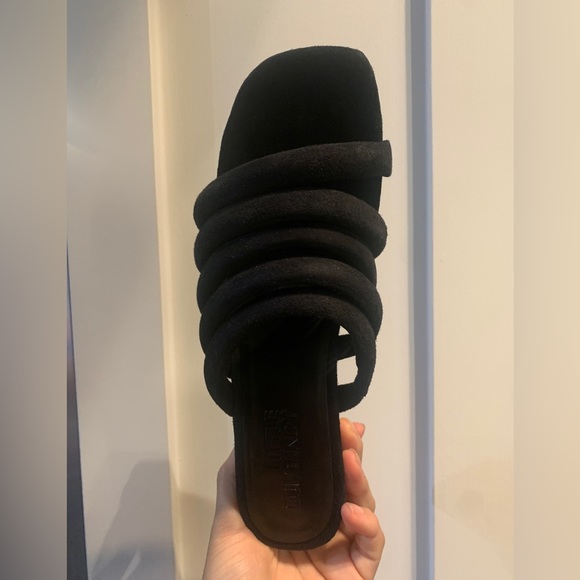 Little Burgundy Women’s Strappy Heeled Slippers - Picture 2 of 7